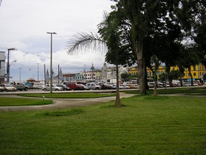 The city and the port of Belem