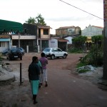 A back street in a ghetto